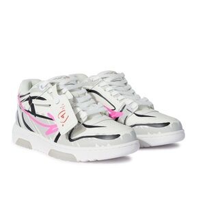 New Off-White Gray/pink Bstroy Out Of Office Size 37